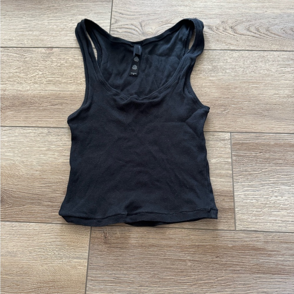 Skims Cotton Rib Tank Top